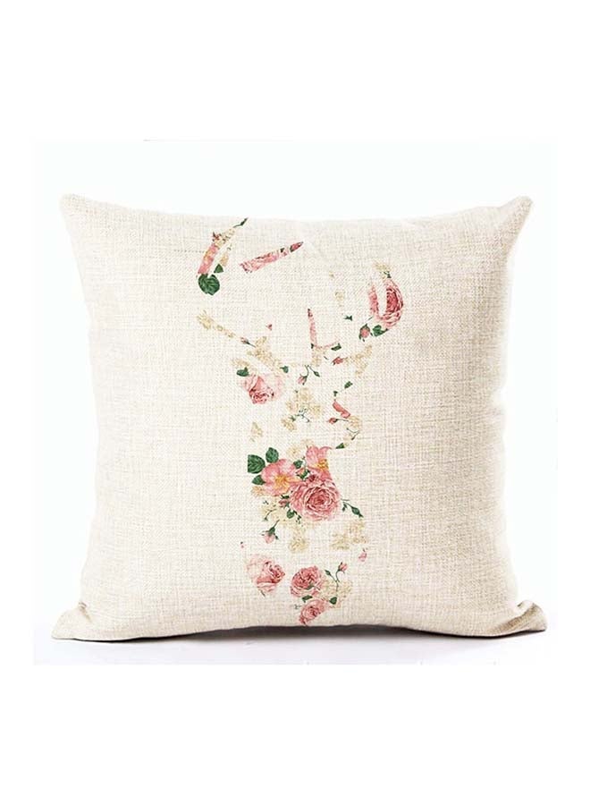 NIBEMINENT Floral Printed Cushion Cover Multicolour 45x45cm