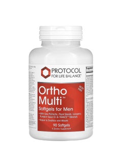 Protocol For Life Balance Protocol for Life Balance, Ortho Multi, Softgels for Men, 90 Softgels  - Image 1