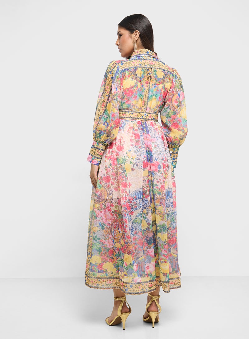 Khizana Floral Print Dress - Image 2