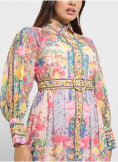 Khizana Floral Print Dress  - Image 3