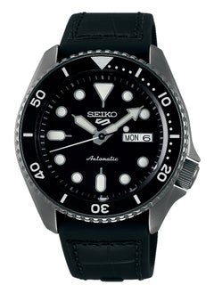 Seiko New 5 Sports Black Dial Men's Watch - SRPD65K3  - Image 1