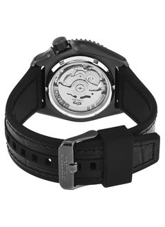 Seiko New 5 Sports Black Dial Men's Watch - SRPD65K3  - Image 4