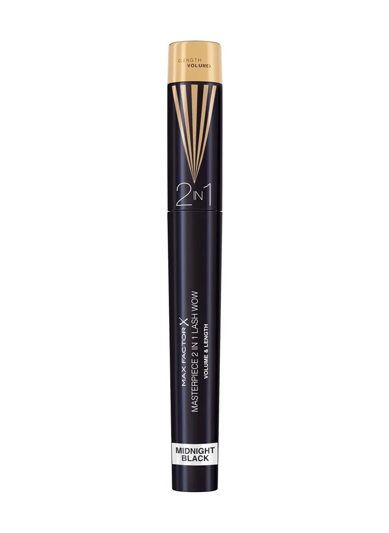 Max Factor Masterpiece 2-In-1 Lash Wow Mascara - 003 - Midnight Black, 7Ml