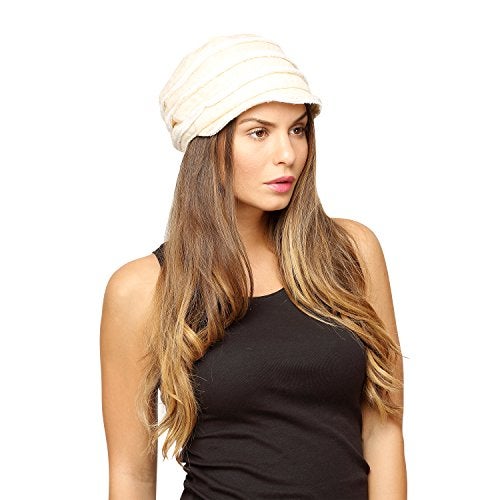 FabSeasons Beige Foldable Turkey Cotton Cloth Fancy Cap - Image 3