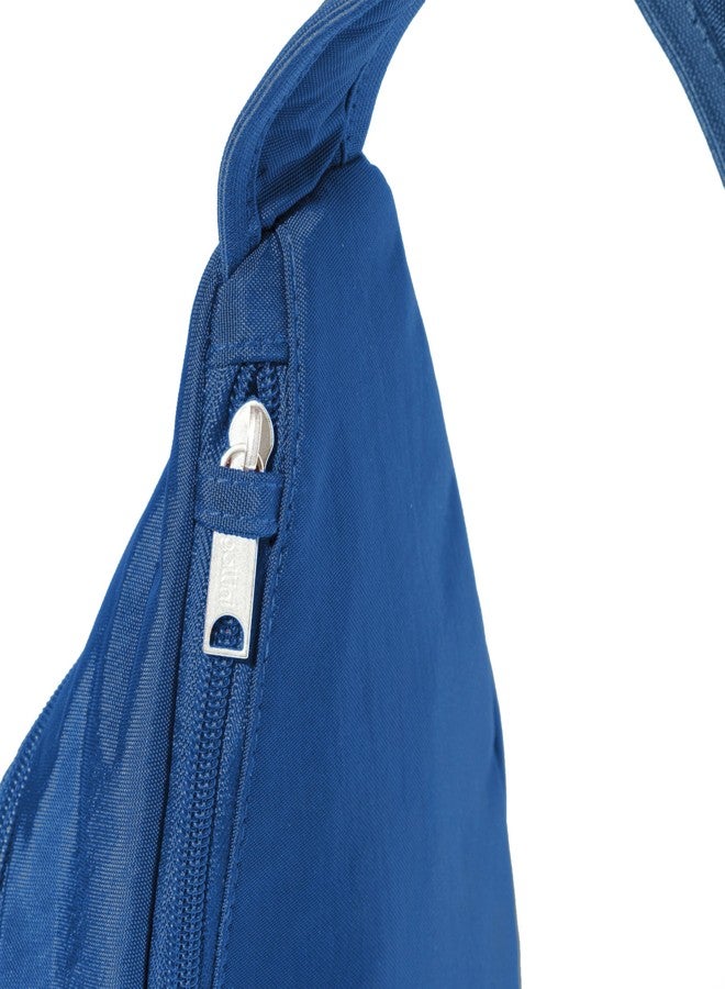 Baggallini Anti-Theft Daytripper Sling 7x12 Crossbody Travel Safe Bag W/Securtex Locking Zippers, Slash-Resistant & RFID, Lapis, One size - Image 2