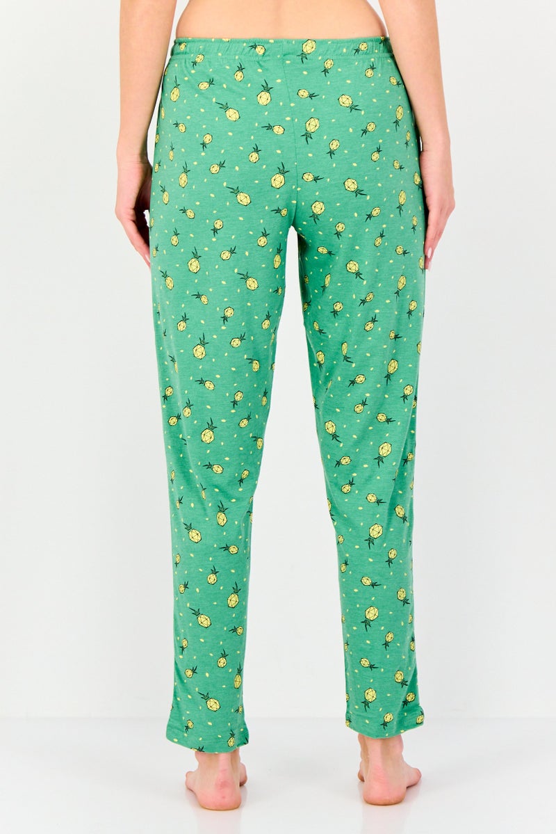 zivame Women 2 Pcs Graphic Print Drawstring Pajama Pant, Multicolor - Image 5