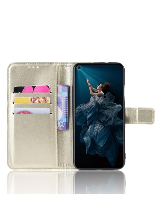 erorex Retro Crazy Horse Texture Horizontal Flip Leather Case for HUAWEI Honor 20pro , with Holder & Card Slots & Photo Frame  - Image 5