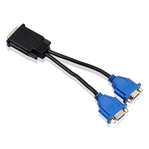 Blacell DMS-59 Pin Male to Dual VGA Female Y Splitter Video Card Adapter Cable - Image 3