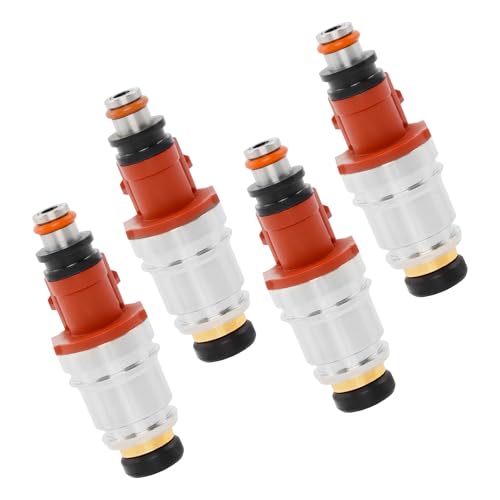Gledewen 1660086G00 Fuel Injectors Set Of 4 Compatible With 19901994 Nissan D21 1995 Pickup 24LL4 Replace 1660086G10 JS211 3580798I4 - Image 1