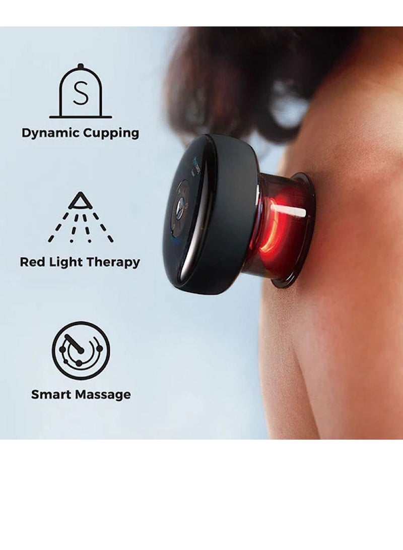 General Electric Cupping Massager Smart Cupping Therapy Massager 6 Modes Massage Light Therapy Body Scraping Fat Burning Multicolor  - Image 2