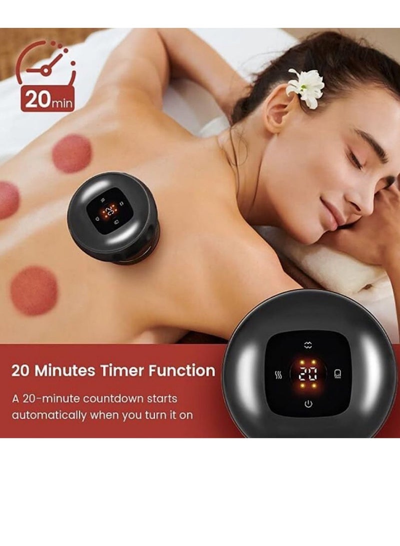 General Electric Cupping Massager Smart Cupping Therapy Massager 6 Modes Massage Light Therapy Body Scraping Fat Burning Multicolor  - Image 3