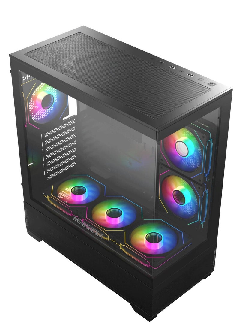 NANOTECH - كمبيوتر ألعاب Nanotech - Core i9-14900K، RTX 4070 12GB OC، 32GB DDR5 6000MHZ RAM، 2TB NVME SSD، L240 ARGB COOLER. (إنتل i9-14900K، آر تي إكس 4070) - Image 1