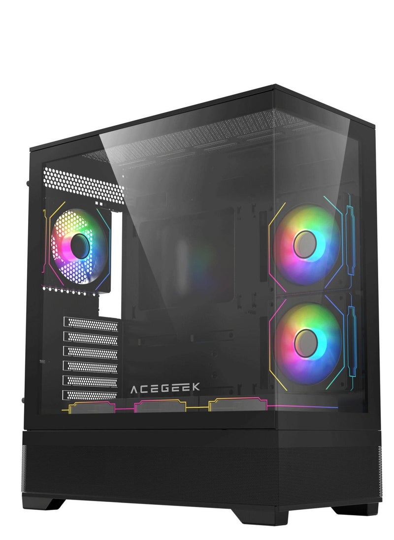 NANOTECH - كمبيوتر ألعاب Nanotech - Core i9-14900K، RTX 4070 12GB OC، 32GB DDR5 6000MHZ RAM، 2TB NVME SSD، L240 ARGB COOLER. (إنتل i9-14900K، آر تي إكس 4070) - Image 1