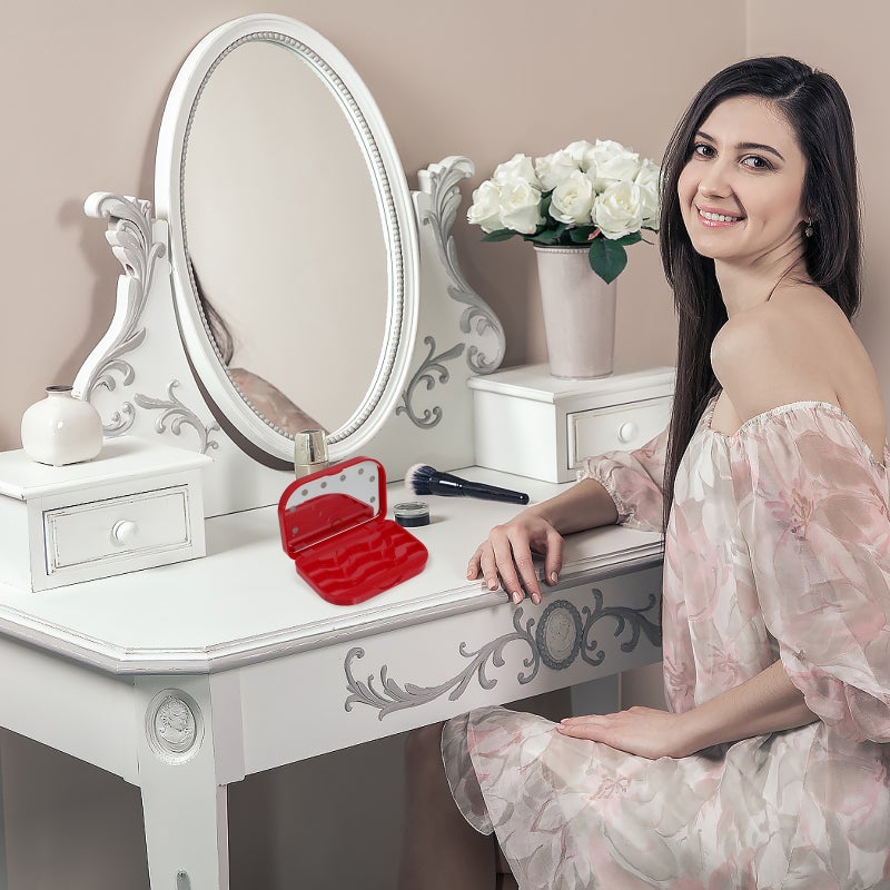 False Eyelash Case Eyelash Storage Box Eyelash Organizer Mirror Eyelash Case - Image 1