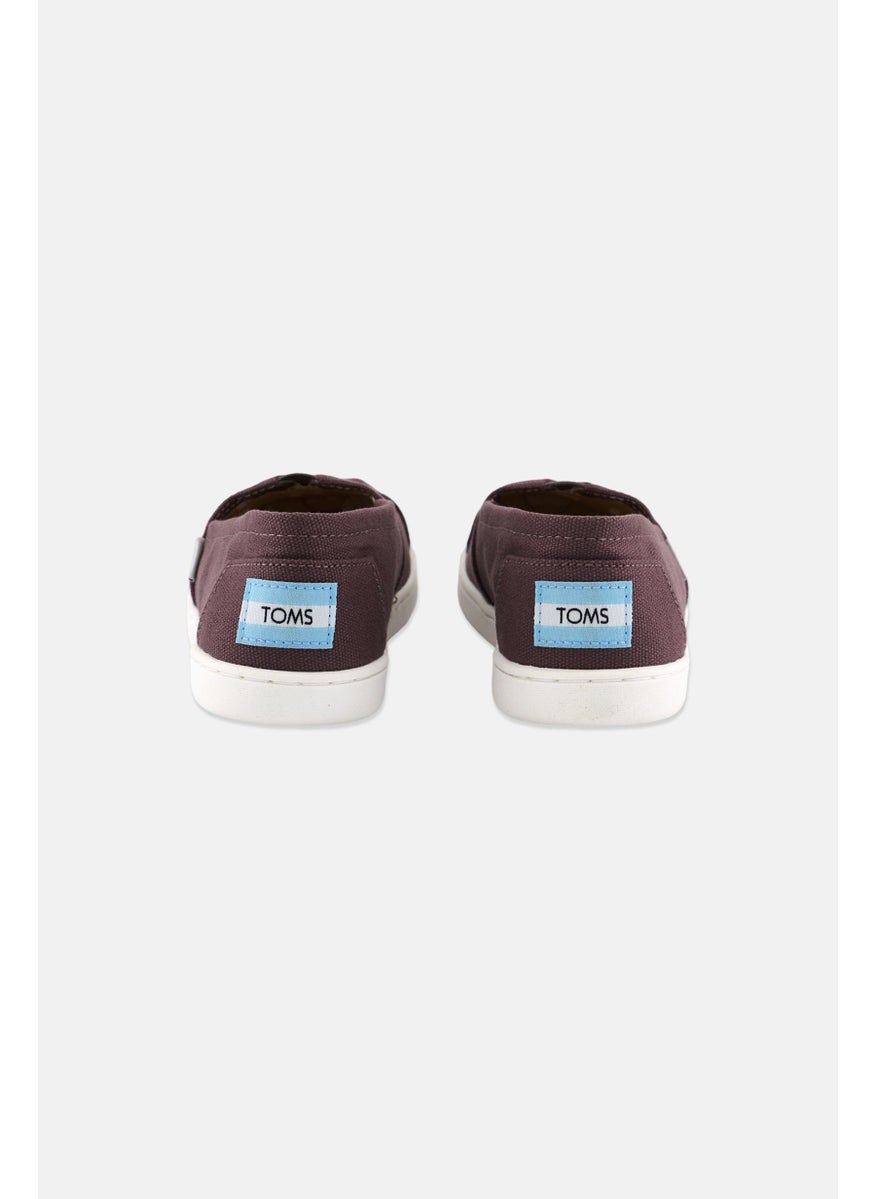 TOMS - Kids Girl Classic Slip On Shoes, Ash Canvas - Image 1