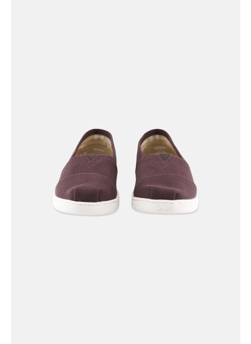 TOMS - Kids Girl Classic Slip On Shoes, Ash Canvas - Image 1