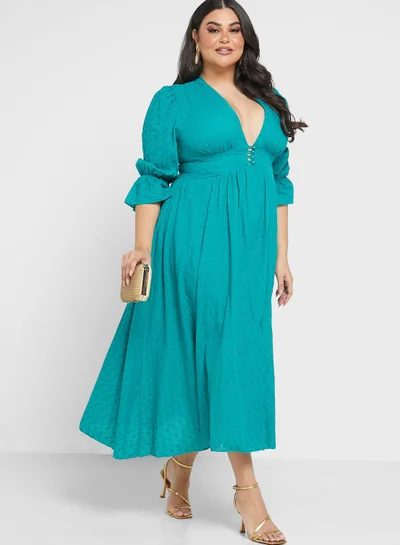 Khizana Puff Sleeve Dress