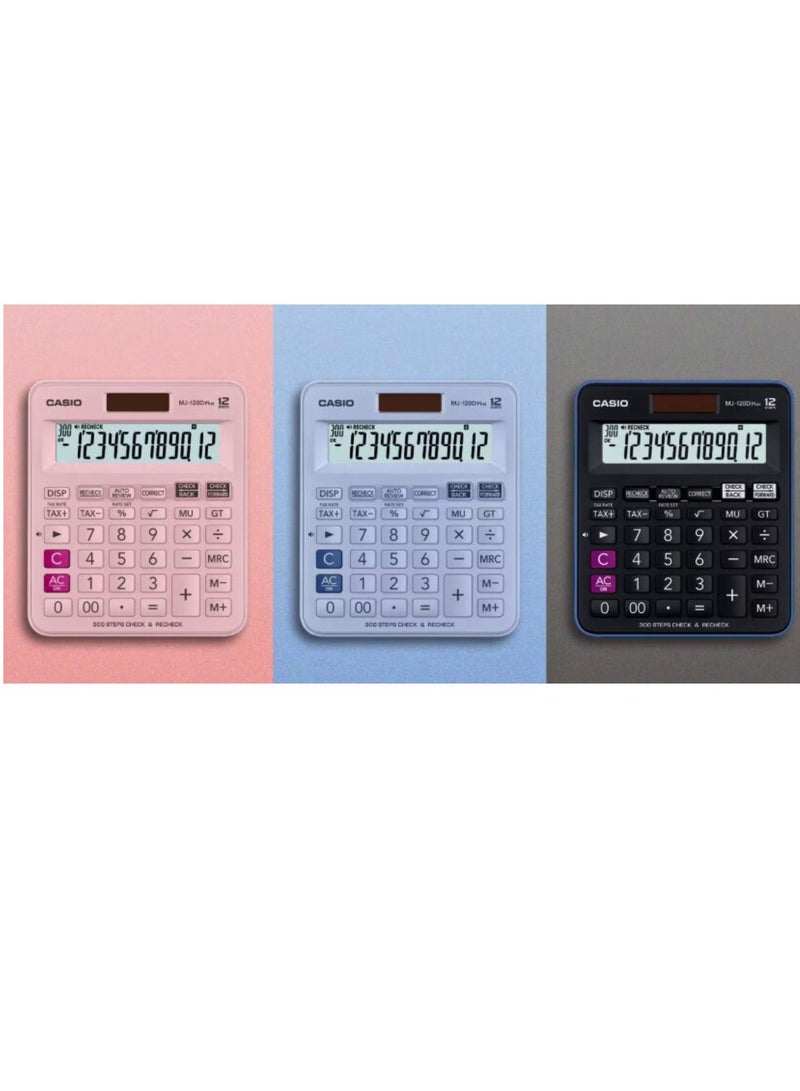 Casio MJ-120D 12-Digit Financial And Business Calculator Blue Color - Image 2