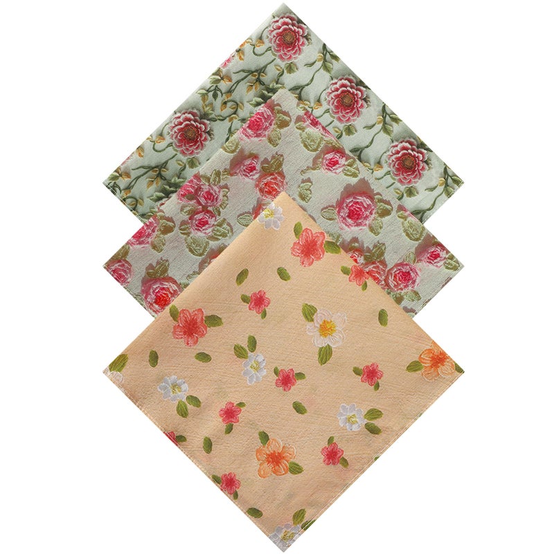 DoreenBeads Bandanas Cotton Head Kerchiefs for Women Multi Purpose Printed Hair Scarf Large Handkerchiefs Headbands - Image 1