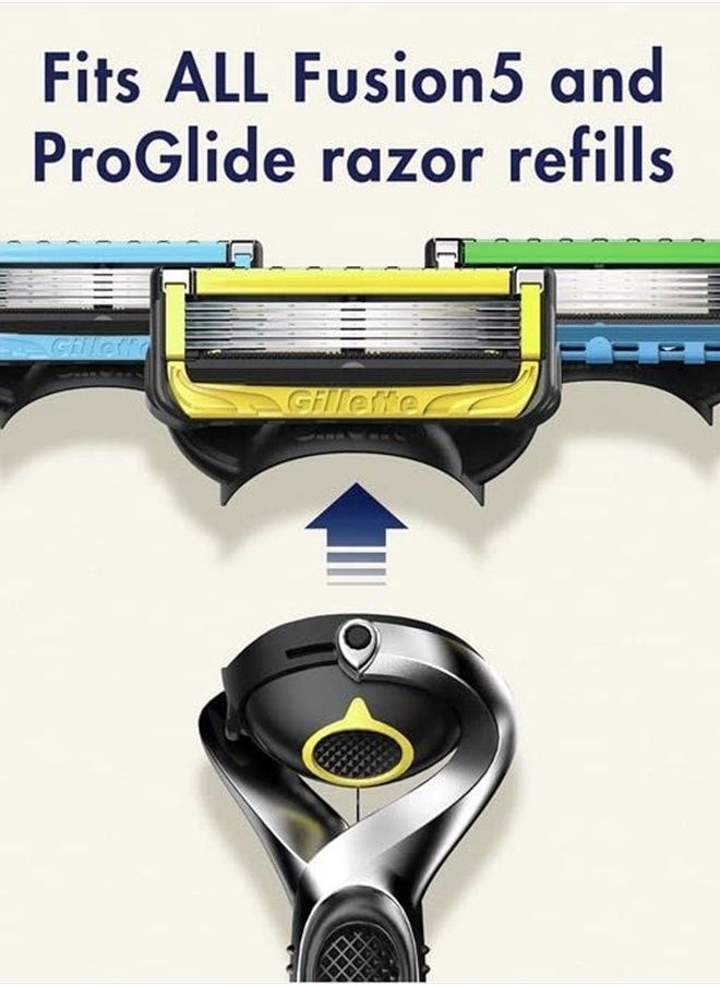 Gillette - Fusion 5 ProGlide Precision Trimmer - Precision Trimmer + 5 Precision Blades +16 Cartridges - Image 1