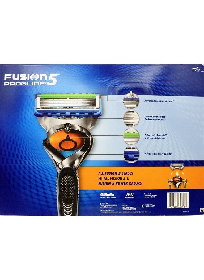 Gillette - Fusion 5 ProGlide Precision Trimmer - Precision Trimmer + 5 Precision Blades +16 Cartridges - Image 1
