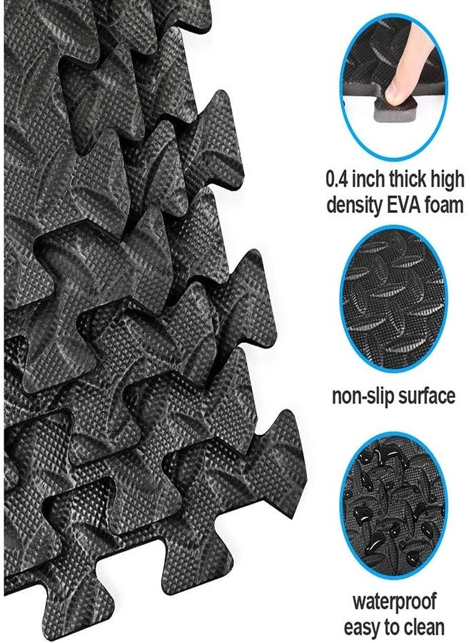 SIGNATRON 4Pcs - 16 SqFt, Puzzle Flooring | Kids Interlocking Play mat | Baby Play Mat | Play mats for Kids | Interlocking Floor mat | Gym mats for Floor |12 MM Thick (Orange - Black) - Image 5