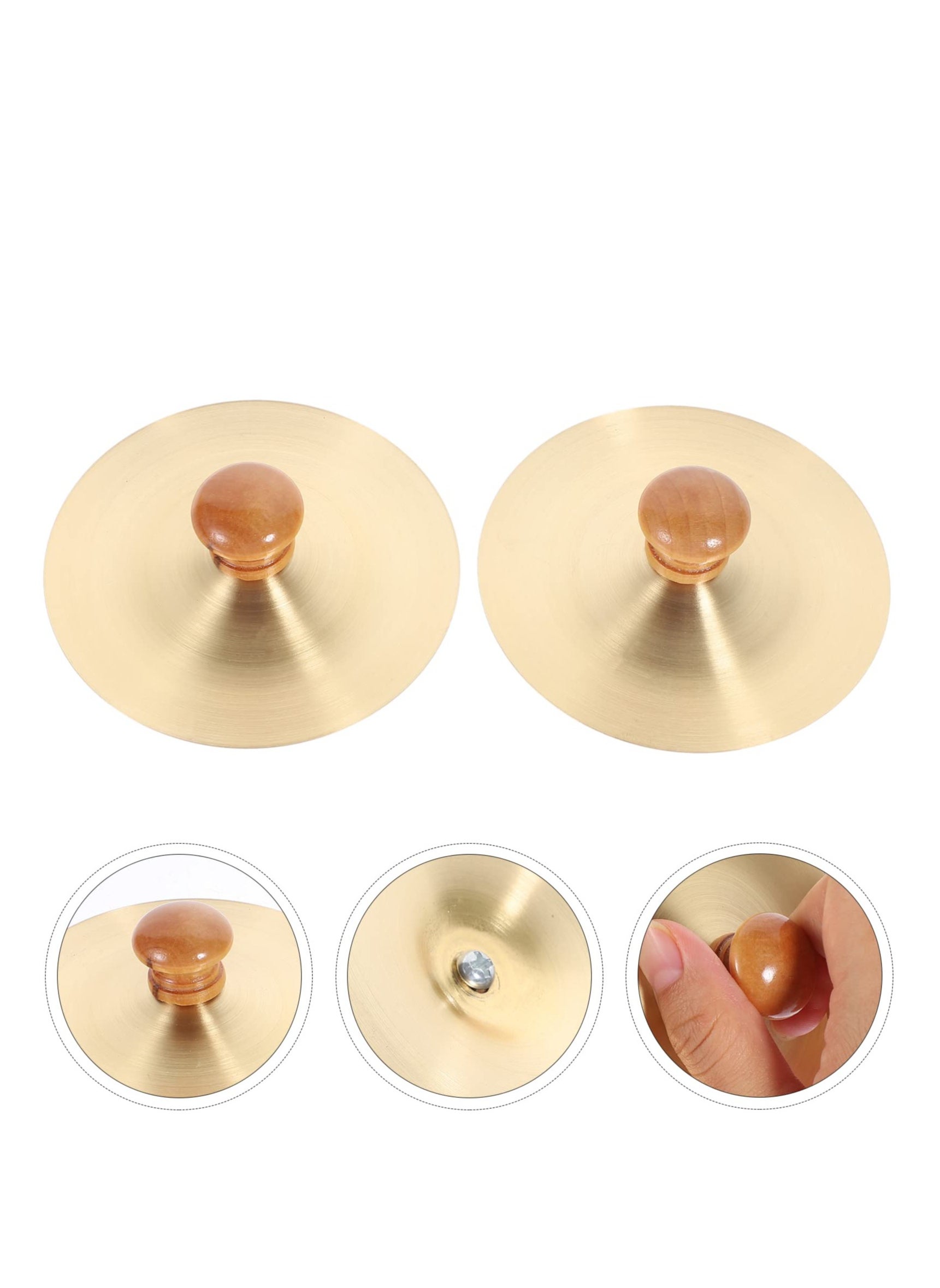 Wooden finger deals cymbals