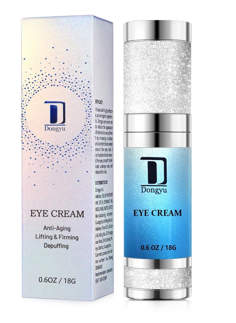 Dongyu - Dongyu Anti-Aging Eye Cream for Wrinkles: Under Eye Cream with Snail Mucin Caffeine for Fine Lines Puffiness - Firming Eye Serum for Women - Image 1