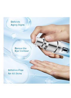 Dongyu Dongyu Anti-Aging Eye Cream for Wrinkles: Under Eye Cream with Snail Mucin Caffeine for Fine Lines Puffiness - Firming Eye Serum for Women  - Image 3