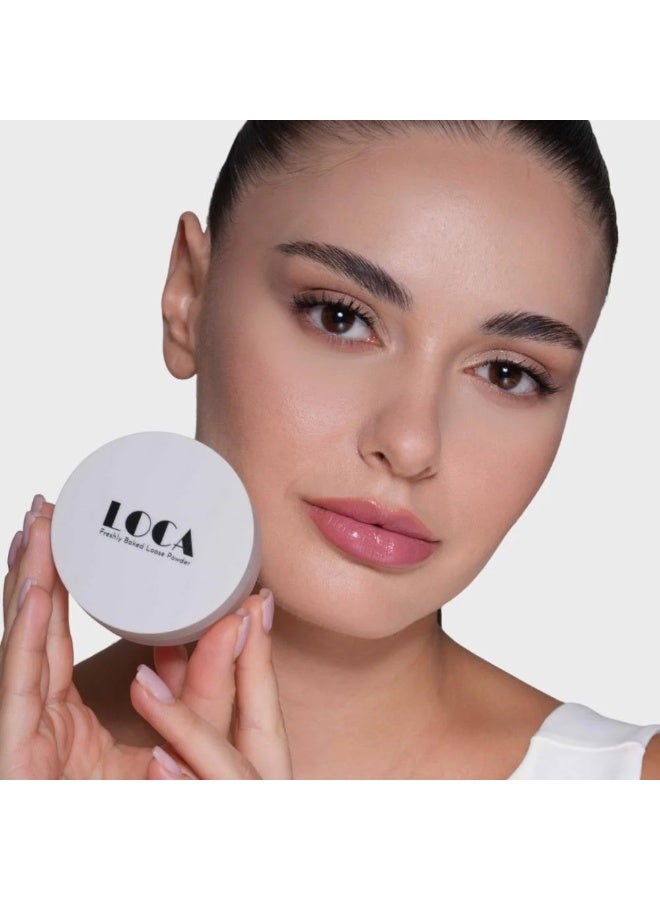 loca Loose Makeup Setting Powder 12g Butter Biscuit 04 - Image 3