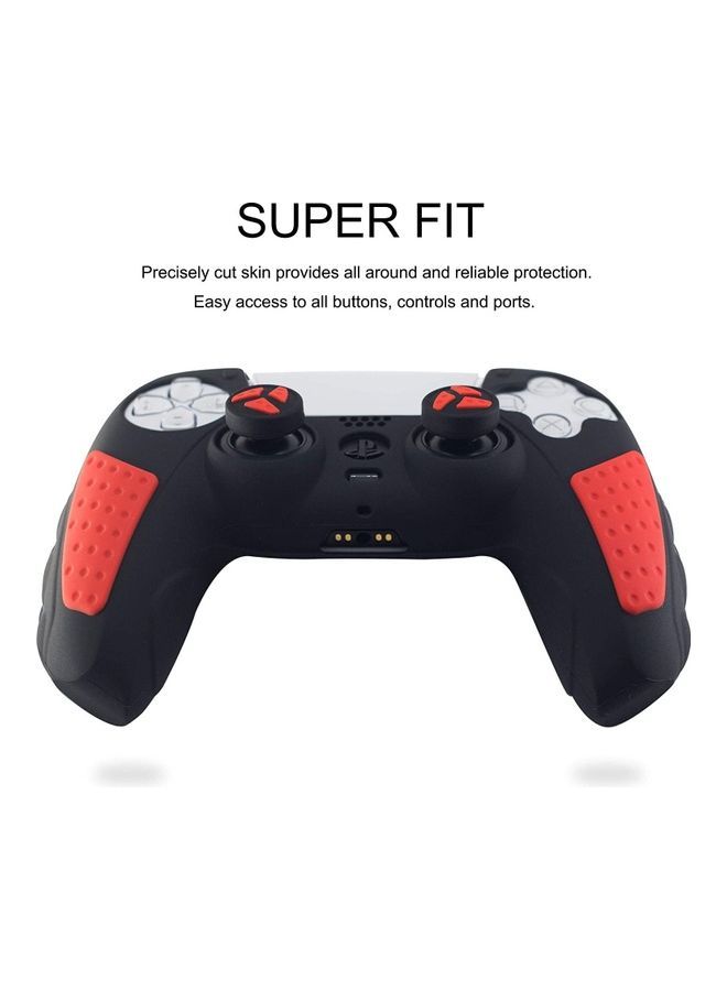NIBEMINENT Silicone Grip Protector Rubber Case Cover Set for PS5 Controller - Image 3