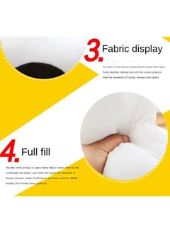 Y&D Stuffed Kneeling Cat Plush Pillow Toys White 50cm  - Image 3