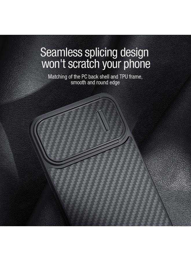 Nillkin Case For iPhone 14 Synthetic Fiber Camshield Magnetic Phone Case - Image 5