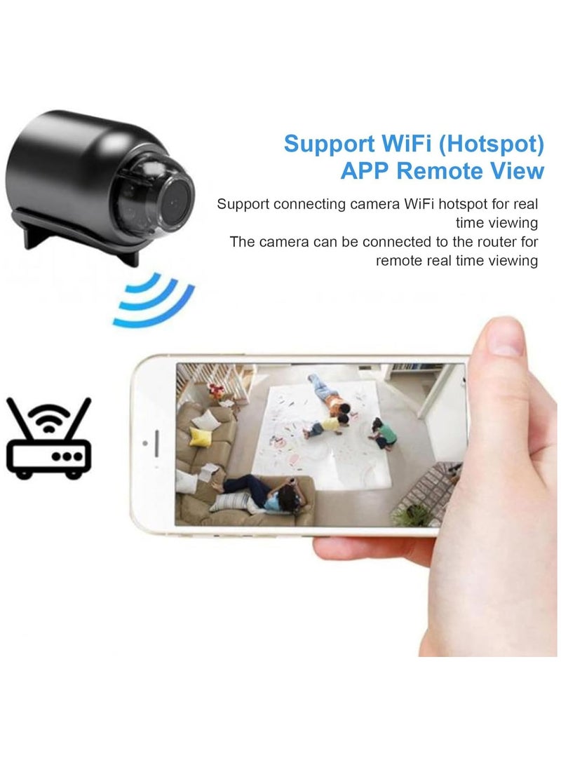 Generic HD Mini WiFi Camera, Night Vision, Motion Detection, Wide Angle - Remote Viewing Wireless Home Security Surveillance  - Image 2