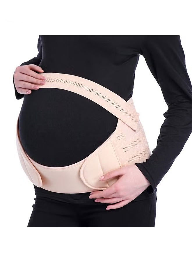 حزام الأمومة، حزام دعم الحمل، حزام البطن والخصر والظهر والحوض، حزام دعم البطن القابل للتعديل والتهوية للحمل، حزام دعم البطن المريح، أفضل هدية للنساء الحوامل (L) - Image 1