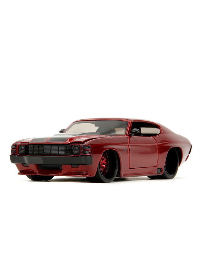 JADA Pink Slips 1:24 - 1971 Chevrolet Chevelle, Die-Cast Car with Base, Toys for Kids and Adults - Image 3