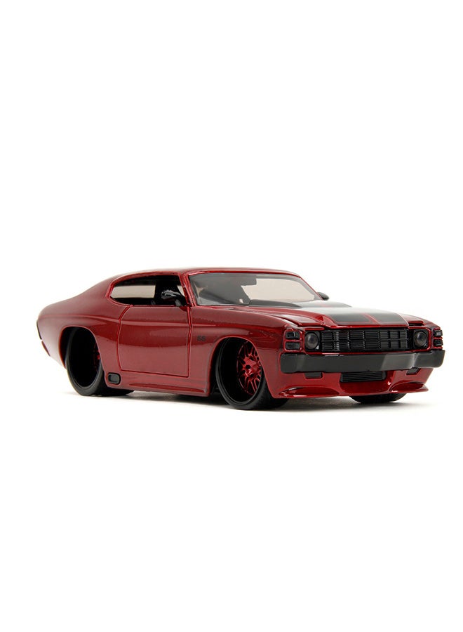JADA Pink Slips 1:24 - 1971 Chevrolet Chevelle, Die-Cast Car with Base, Toys for Kids and Adults - Image 5