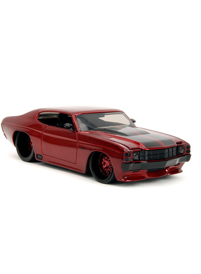 JADA Pink Slips 1:24 - 1971 Chevrolet Chevelle, Die-Cast Car with Base, Toys for Kids and Adults - Image 4