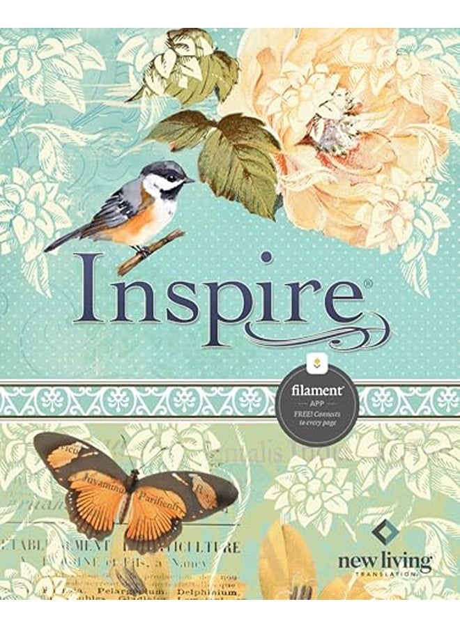 Inspire Bible Nlt (hardcover Leatherlike, Aquamarine, Filament Enabled)