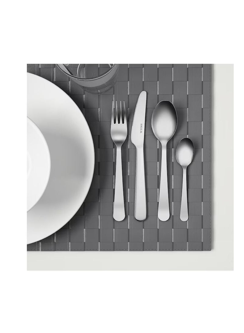 طقم أدوات تناول الطعام 24 قطعة، ستنلس ستيل - Image 2