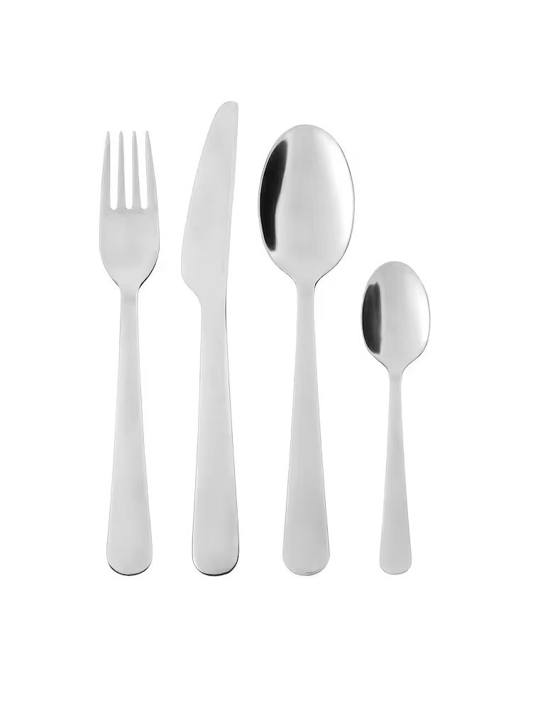 طقم أدوات تناول الطعام 24 قطعة، ستنلس ستيل - Image 1