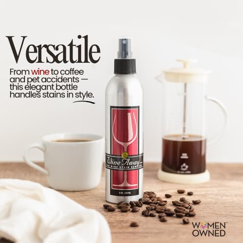 Wine Away Red Wine Stain Remover, Aluminum Signature Collection, 8oz bottle - Image 3