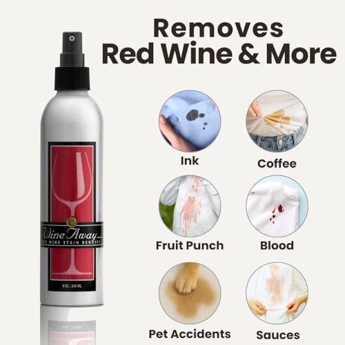 Wine Away Red Wine Stain Remover, Aluminum Signature Collection, 8oz bottle - Image 2