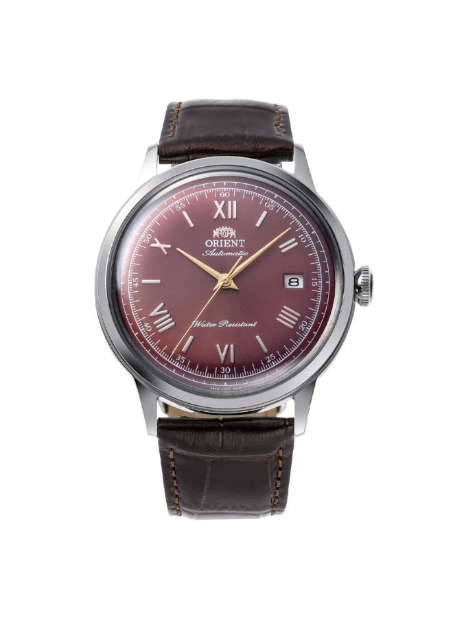 ORIENT Men Orient Bambino Version 2 Stainless Steel Unisex Automatic Dress Watch RA-AC0026R30B - Image 1