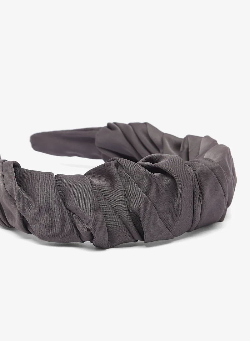 Khizana  Satin Ruched Headband for Women | Best Price UAE