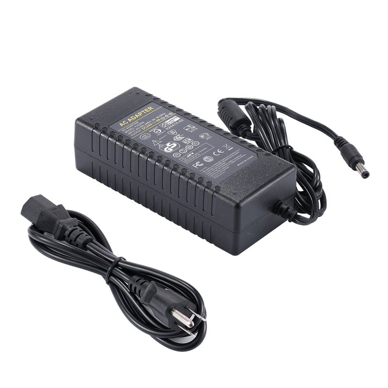 COOLM 24V 4A Power Supply Adapter - COOLM AC 100-240V 50/60HZ DC 24 Volt 4A 96W Power Adapter Converter Transformer Charger 4amp Transformers 24V/4A Interface 5.5mm x 2.5mm Suitable for LED Strip Light - Image 1
