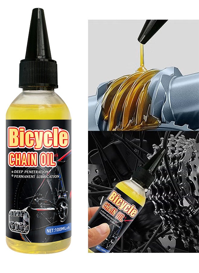 WILLIAM WEIR 100ML All Purpose Bicycle Chain Oil Bike Bearing Chain Hub Lubricants Repair Lube Rust Prevention Also Works For Mechanic Tools Sewing Machine Automotive Accessories Home Appliances  - Image 1