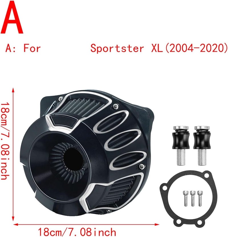 Wivplex Motorcycle CNC Air Cleaner Intake Filter - Image 2