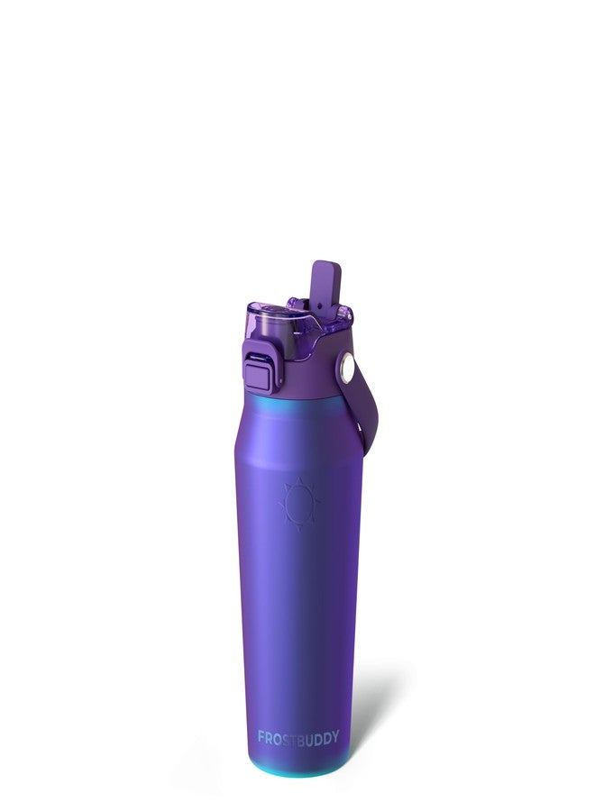 Frost Buddy 16oz Insulated Water Bottle with Straw & Chug Lid | Leak-Proof Stainless Steel | 24-Hours Cold | Sweat-Proof, Cup Holder Friendly | Ideal for Gym, Travel, Sports & Everyday Hydration - Image 1