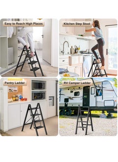 SUNRISE Household 4 Steps Portable Folding Ladder  - Image 4